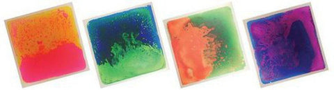 UV Sensory Liquid Floor Tiles (40x40cm) - Set of 4-AllSensory, Chill Out Area, Helps With, Lumina, Sensory Floor Tiles, Sensory Flooring, Sensory Processing Disorder, Sensory Seeking, Stock, UV Reactive, Visual Sensory Toys-Learning SPACE