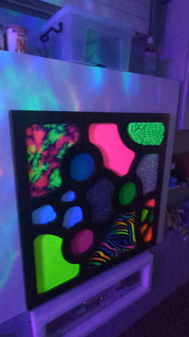 UV Tactile Panel-Sensory Wall Panels & Accessories,UV Reactive-Learning SPACE