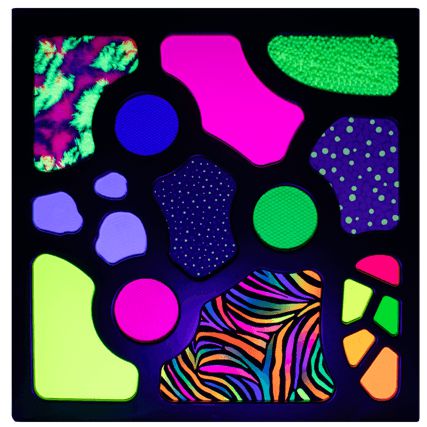 UV Tactile Panel-Sensory Wall Panels & Accessories, UV Reactive-Learning SPACE