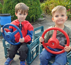 Uber Value Steering Wheels (4Pk)-Cars & Transport,Cosy Direct,Cosy Outdoor,Imaginative Play,Outdoor Play,Playground Equipment,Role Play-Learning SPACE