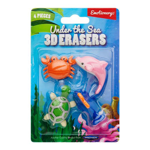 Under The Sea Novelty Erasers - Various Styles-Back To School,Stationery-Learning SPACE