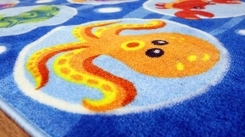 Under the Sea™ Rectangular Placement 3x2 Carpet-Dropship,Kit For Kids,Mats & Rugs,Placement Carpets,Rectangular,Rugs,Underwater Sensory Room,Wellbeing Furniture,World & Nature-Learning SPACE