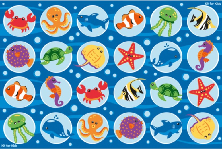 Under the Sea™ Rectangular Placement 3x2 Carpet-Dropship,Kit For Kids,Mats & Rugs,Placement Carpets,Rectangular,Rugs,Underwater Sensory Room,Wellbeing Furniture,World & Nature-Learning SPACE