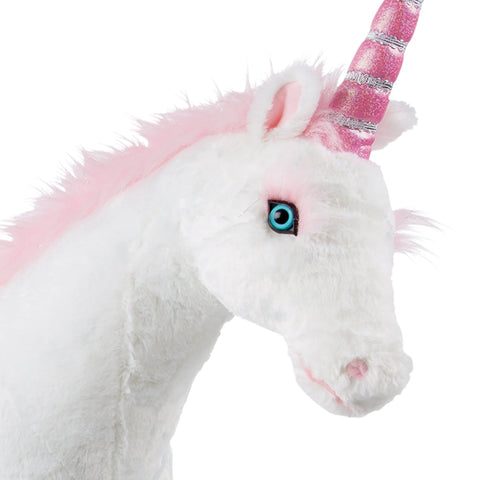 Unicorn Lifelike Plush Stuffed Animal-Calming & Anxiety,Calming and Relaxation,Christmas,Christmas 2024,Comfort Toys,Dinosaurs. Castles & Pirates,Games & Toys,Plush-Learning SPACE