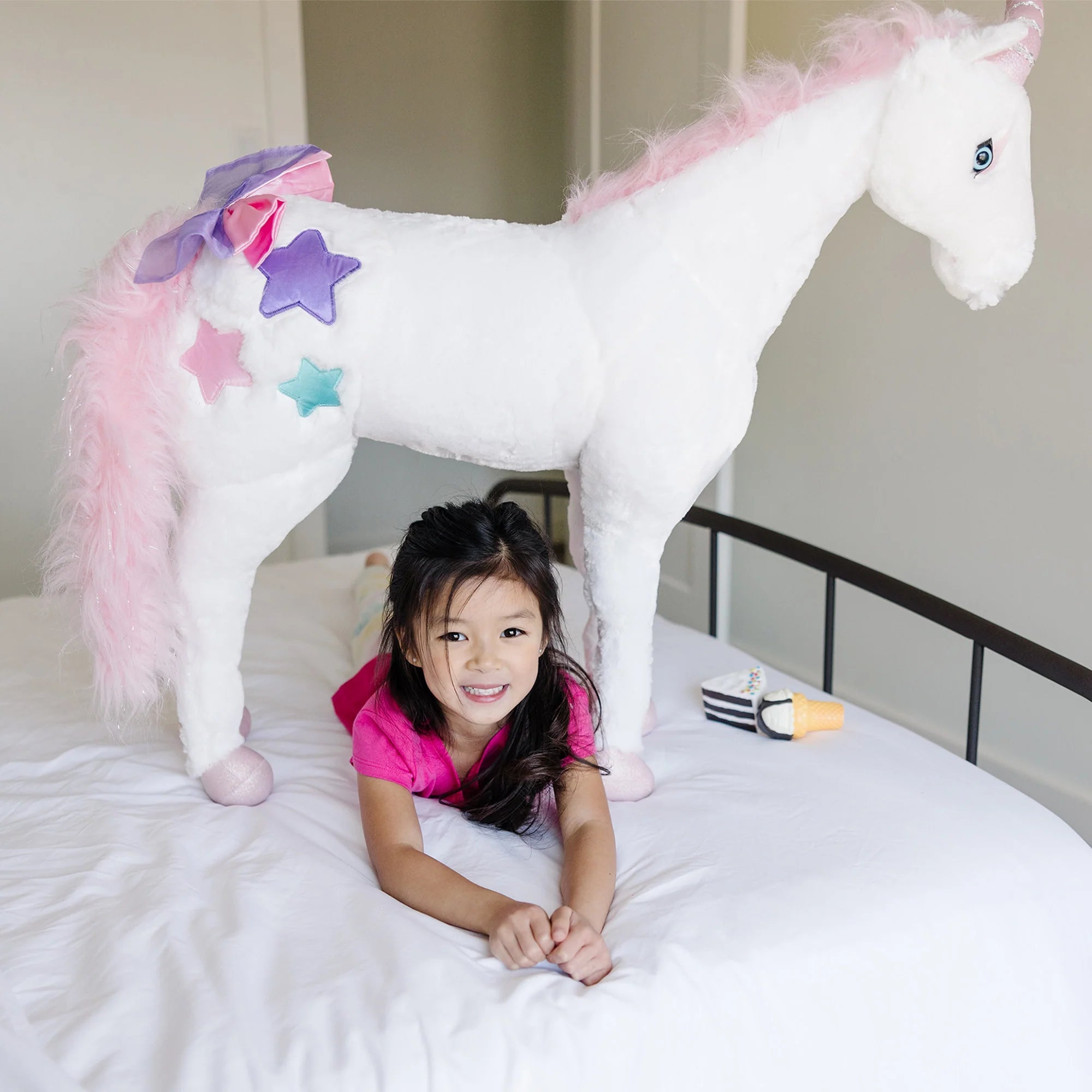 Unicorn Lifelike Plush Stuffed Animal-Calming and Relaxation,Christmas,Christmas 2024,Comfort Toys,Dinosaurs. Castles & Pirates,Featured,Games & Toys-Learning SPACE