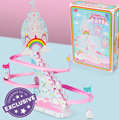 Unicorn Race-Cause & Effect Toys,Early years Games & Toys,Fine Motor Skills,Games & Toys,Stacking Toys & Sorting Toys,Visual Sensory Toys-Learning SPACE