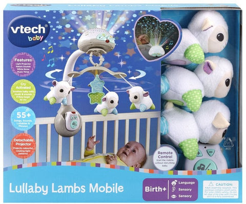 VTech Lullaby Lambs Mobile-AllSensory,Autism,Baby & Toddler Gifts,Baby Musical Toys,Baby Sensory Toys,Calmer Classrooms,Gifts for 0-3 Months,Gifts For 3-6 Months,Gifts For 6-12 Months Old,Helps With,Music,Neuro Diversity,Sleep Issues,VTech-Learning SPACE
