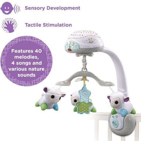 VTech Lullaby Lambs Mobile-AllSensory, Autism, Baby & Toddler Gifts, Baby Musical Toys, Baby Sensory Toys, Calmer Classrooms, Gifts for 0-3 Months, Gifts For 3-6 Months, Gifts For 6-12 Months Old, Helps With, Music, Neuro Diversity, Sleep Issues, VTech-Learning SPACE