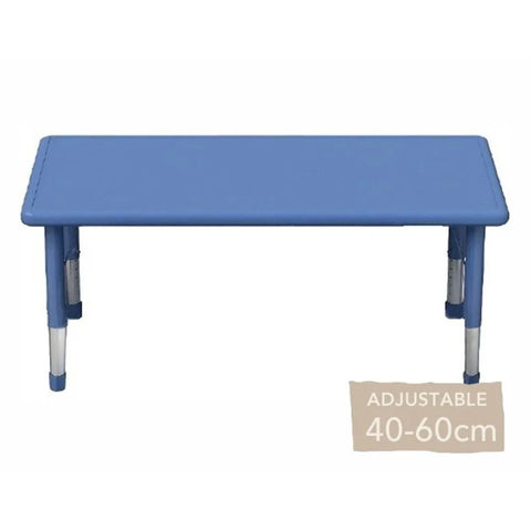 Valencia Adjustable Rectangle Table Blue 40cm-60cm-Classroom Table,Height Adjustable,Metal,Rectangular,Table,Tables,Valencia-Learning SPACE