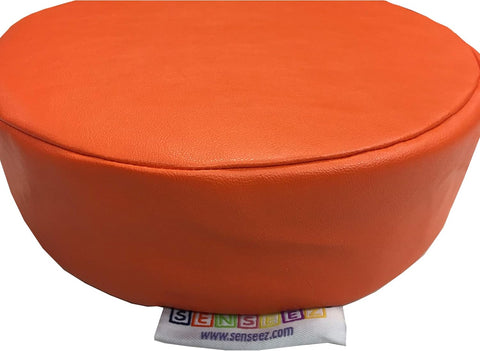 Vibrating Orange Circle Pillow Cushion-ADD/ADHD,AllSensory,Autism,Bean Bags & Cushions,Calming & Anxiety,Calming and Relaxation,Cushions,Down Syndrome,Helps With,Movement Chairs & Accessories,Neuro Diversity,Seating,Sensory Processing Disorder,Sensory Seeking,Teen Sensory Weighted & Deep Pressure,Vibration & Massage,Wellbeing Furniture-Learning SPACE