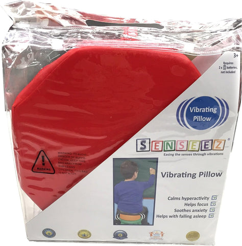 Vibrating Red Octagon Pillow Cushion-ADD/ADHD,Additional Need,AllSensory,Autism,Bean Bags & Cushions,Blind & Visually Impaired,Calming & Anxiety,Calming and Relaxation,Cushions,Down Syndrome,excell2,Helps With,Movement Chairs & Accessories,Neuro Diversity,Physical Needs,Seating,Sensory Processing Disorder,Sensory Seeking,Stock,Teen Sensory Weighted & Deep Pressure,Vibration & Massage,Wellbeing Furniture-Learning SPACE
