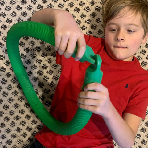Vibrating Snake - Green Textured-Additional Need,AllSensory,Blind & Visually Impaired,Calmer Classrooms,Calming & Anxiety,Dropship,Mindfulness,Proprioceptive,PSHE,Sensory Processing Disorder,Sensory Seeking,Stock,Vibration & Massage-Learning SPACE