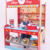 Village Shop Play Pretend-Bigjigs Toys, Gifts For 2-3 Years Old, Imaginative Play, Kitchens & Shops & School, Role Play, Stock, Wooden Toys-Learning SPACE