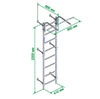 Wall Mounted Climbing Ladder-Indoor Swings,Movement Breaks,Sensory Climbing Equipment,Teen & Adult Swings-Learning SPACE