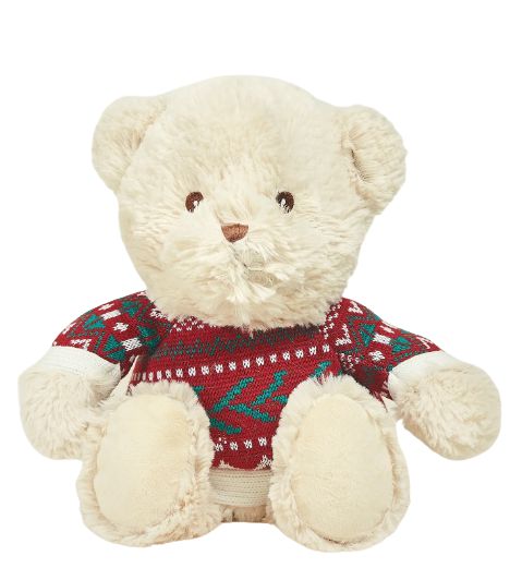 Warmies® Christmas Jumper Bear-AllSensory, Baby Sensory Toys, Calming and Relaxation, Christmas, Comfort Toys, Helps With, Interoception, Seasons, Sensory Processing Disorder, Sensory Seeking, Sensory Smells, Teen Sensory Weighted & Deep Pressure, Warmies, Weighted & Deep Pressure-Learning SPACE