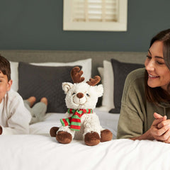 Warmies® - Marshmallow Reindeer-ADD/ADHD,AllSensory,Baby Sensory Toys,Calming & Anxiety,Calming and Relaxation,Christmas,Comfort Toys,Games & Toys,Helps With,Interoception,Plush,Sensory Processing Disorder,Sensory Seeking,Sensory Smells,Teen Sensory Weighted & Deep Pressure,Warmies,Weighted & Deep Pressure-Learning SPACE
