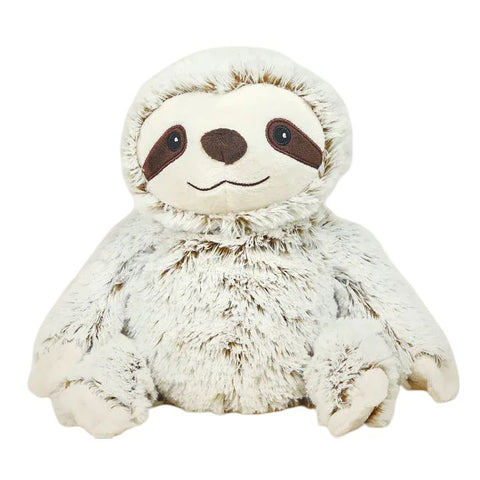 Warmies® - Marshmallow Sloth-AllSensory, Baby Sensory Toys, Calming and Relaxation, Comfort Toys, Core Range, Helps With, Interoception, Sensory Processing Disorder, Sensory Seeking, Sensory Smells, Teen Sensory Weighted & Deep Pressure, Warmies, Weighted & Deep Pressure-Learning SPACE