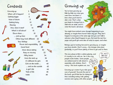 Whats Happening To Me? (Boy) Book - A Book About Puberty-Calmer Classrooms,Helps With,Life Skills,Puberty,Specialised Books,Stock,Teenage Help Books,Usborne Books-Learning SPACE