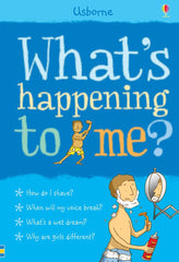 Whats Happening To Me? (Boy) Book - A Book About Puberty-Calmer Classrooms,Helps With,Life Skills,Puberty,Specialised Books,Stock,Teenage Help Books,Usborne Books-Learning SPACE