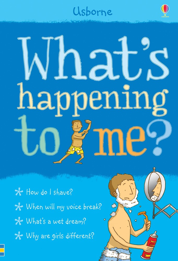 Whats Happening To Me? (Boy) Book - A Book About Puberty-Calmer Classrooms,Helps With,Life Skills,Puberty,Specialised Books,Stock,Teenage Help Books,Usborne Books-Learning SPACE