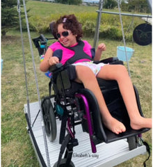 Wheelchair Platform Swing-Adapted Outdoor play,Outdoor Swings,Stock,Teen & Adult Swings,Vestibular-VAT Exempt-TFH8WHSW-Learning SPACE