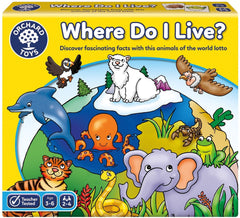 Where Do I Live?-Early years Games & Toys, Early Years Maths, Gifts For 2-3 Years Old, Gifts For 3-5 Years Old, Maths, Memory Pattern & Sequencing, Orchard Toys, Primary Games & Toys, Primary Maths, Stock, Table Top & Family Games-Learning SPACE