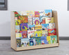 Wide Bookshelf- Freestanding Maple-Cosy Direct,Library Furniture,Nooks dens & Reading Areas,Reading Area,Shelves,Storage-Learning SPACE