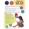 Wiggle Antimicrobial Seat Sensory Cushion-Bouncyband,Movement Breaks,Movement Chairs & Accessories,Playlearn,SCOTEXCEL-Learning SPACE