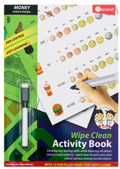 Wipe Clean Activity Book - Money-Calmer Classrooms, Early Years Maths, Helps With, Life Skills, Maths, Money, Ormond, Primary Maths, Primary Travel Games & Toys, S.T.E.M, Stock-Learning SPACE