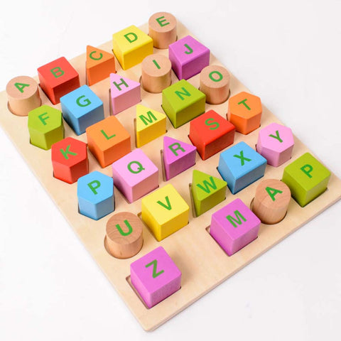 Wooden Alphabet in tray-Classroom Resources,Early Years Literacy,Educational Classroom Materials,EDUK8,Learn Alphabet & Phonics,Literacy,Literacy Toys,Primary Literacy-Learning SPACE