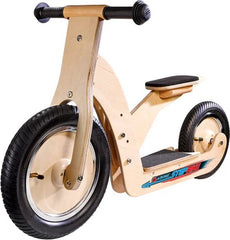 Wooden Balance Bike/Scooter-Baby Ride On's & Trikes,Balance Bikes,Early Years. Ride On's. Bikes. Trikes,Gross Motor and Balance Skills,Ride & Scoot,Ride On's. Bikes & Trikes,Wooden Toys-Learning SPACE