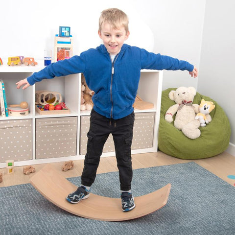 Wooden Balance Board-Dropship,Gross Motor and Balance Skills,Imaginative Play,Technology & Design,TickiT-Learning SPACE