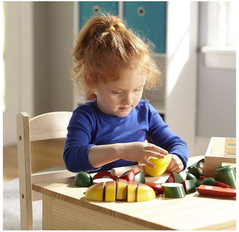 Wooden Cutting Food - Play Food-Fractions Decimals & Percentages,Imaginative Play,Kitchens & Shops & School,Maths,Maths Toys,Play Food,Primary Maths,Stock,Wooden Toys-Learning SPACE