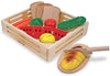 Wooden Cutting Food - Play Food-Fractions Decimals & Percentages,Imaginative Play,Kitchens & Shops & School,Maths,Maths Toys,Play Food,Primary Maths,Stock,Wooden Toys-Learning SPACE