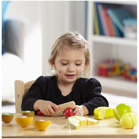 Wooden Cutting Fruit - Play Food-Baby Wooden Toys,Fractions Decimals & Percentages,Imaginative Play,Kitchens & Shops & School,Maths,Maths Toys,Play Food,Pretend play,Primary Maths,Stock-Learning SPACE