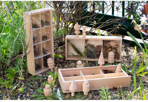 Wooden Discovery Boxes Montessori Sorting & Sensory Play Pk3-AllSensory,Arts & Crafts,Atelier,Early Arts & Crafts,Early Years Maths,Forest School & Outdoor Garden Equipment,Imaginative Play,Primary Arts & Crafts,SCOTEXCEL,Stacking Toys & Sorting Toys,Stock,Storage,Storage Bins & Baskets,TickiT,Trays,Wooden Toys-Learning SPACE