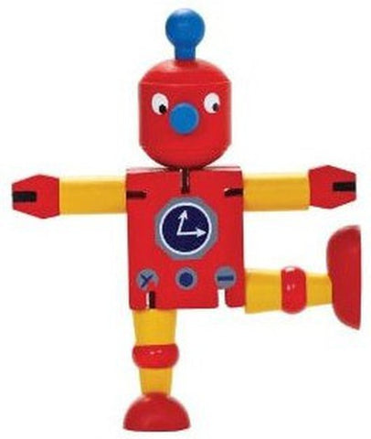 Wooden Flexi Robot-Discontinued,Fidget,Pocket money,Stock,Stocking Stuffers,Tobar Toys,Wooden Toys-Learning SPACE