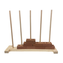 Wooden Foam Brick Stand-Building Blocks, Engineering & Construction-Learning SPACE