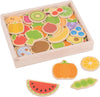 Wooden Fruit and Veg Magnets-Bigjigs Toys,Games & Toys,Magnetic,Play Food,SCOTEXCEL,Wooden Toys-Learning SPACE