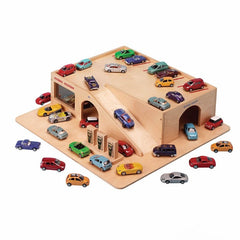 Wooden Garage-awaiting supplier update-Cars & Transport,Childs Play,Cosy Direct,Imaginative Play,Play Houses,Pretend play,Wooden Toys-Learning SPACE