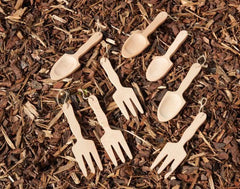 Wooden Gardening Set (8Pk)-Cosy Direct,Cosy Outdoor,Garden Tools,Pollination Grant,Spring-Learning SPACE