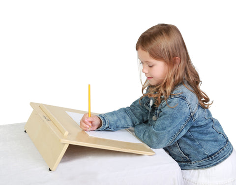 Wooden Handwriting Desk Slope-Calmer Classrooms,Desk Table,Dyspraxia,Handwriting,Playlearn,SCOTEXCEL-Learning SPACE