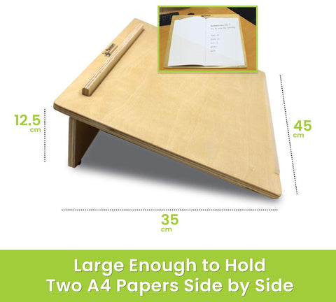 Wooden Handwriting Desk Slope-Calmer Classrooms,Desk Table,Dyspraxia,Handwriting,Playlearn,SCOTEXCEL-Learning SPACE