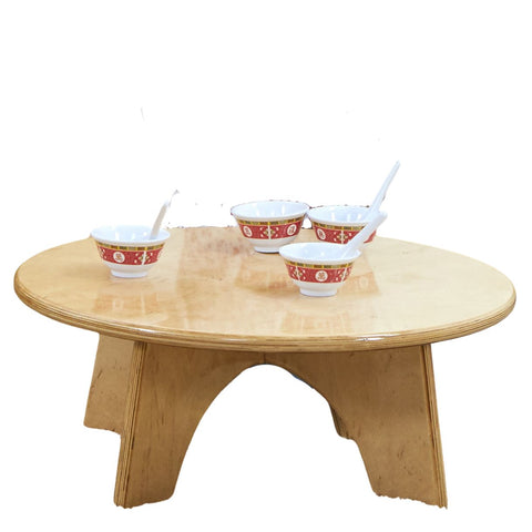 Wooden Low Round Table-Coffee table,Cosy Direct,Round,Table-Learning SPACE