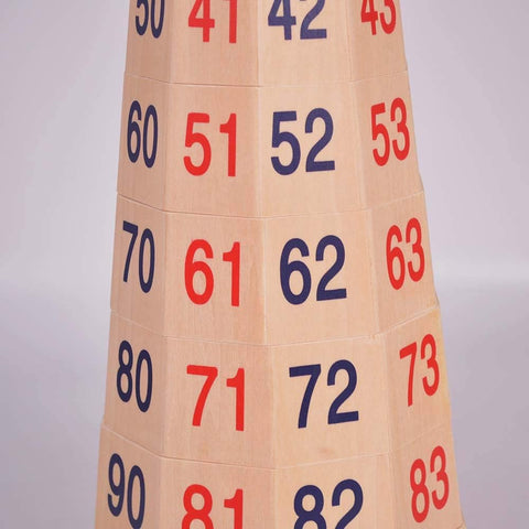Wooden Number Stackable Tower-Early Years Maths,EDUK8,Maths,Maths Toys,Primary Maths,Stacking Toys & Sorting Toys,Wooden Toys-Learning SPACE