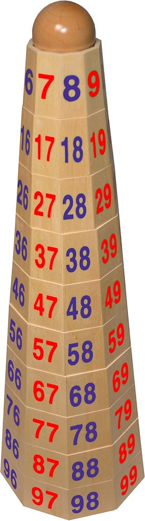Wooden Number Stackable Tower-Early Years Maths,EDUK8,Maths,Maths Toys,Primary Maths,Stacking Toys & Sorting Toys,Wooden Toys-Learning SPACE