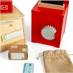 Wooden Post Office Set-Bigjigs Toys,Games & Toys,Imaginative Play,Pretend play,Role Play,SCOTEXCEL,Wooden Toys-Learning SPACE