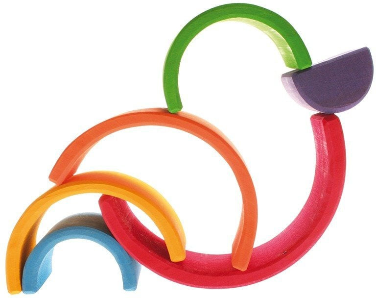 Wooden Rainbow Stacking Arches - Great for Montessori and Nurture Room