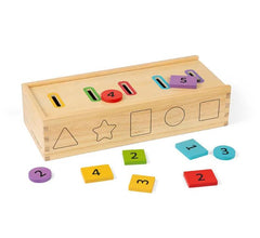 Wooden Sorter Box-Baby Wooden Toys,Bigjigs Toys,Stacking Toys & Sorting Toys,Wooden Toys-Learning SPACE