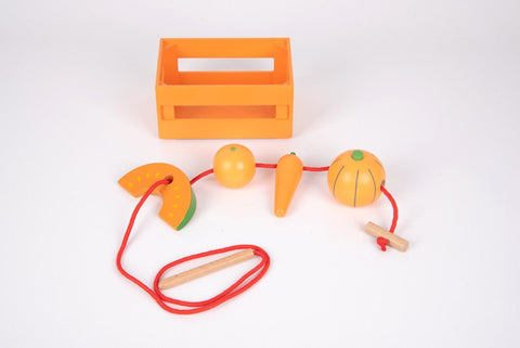 Wooden Sorting Fruit & Vegetable Crates - Play Food-Baby Wooden Toys,Calmer Classrooms,Feeding Skills,Fine Motor Skills,Gifts For 2-3 Years Old,Imaginative Play,Kitchens & Shops & School,Play Food,SCOTEXCEL,Stacking Toys & Sorting Toys,Stock,Threading,TickiT,Wooden Toys-Learning SPACE
